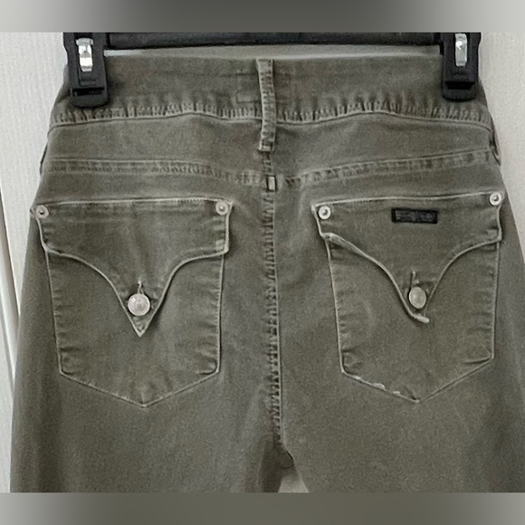 HUDSON JEANS -Sz 27, EUC-Olive Green’COLLIN SKINNY CROP’ - Picture 9 of 14